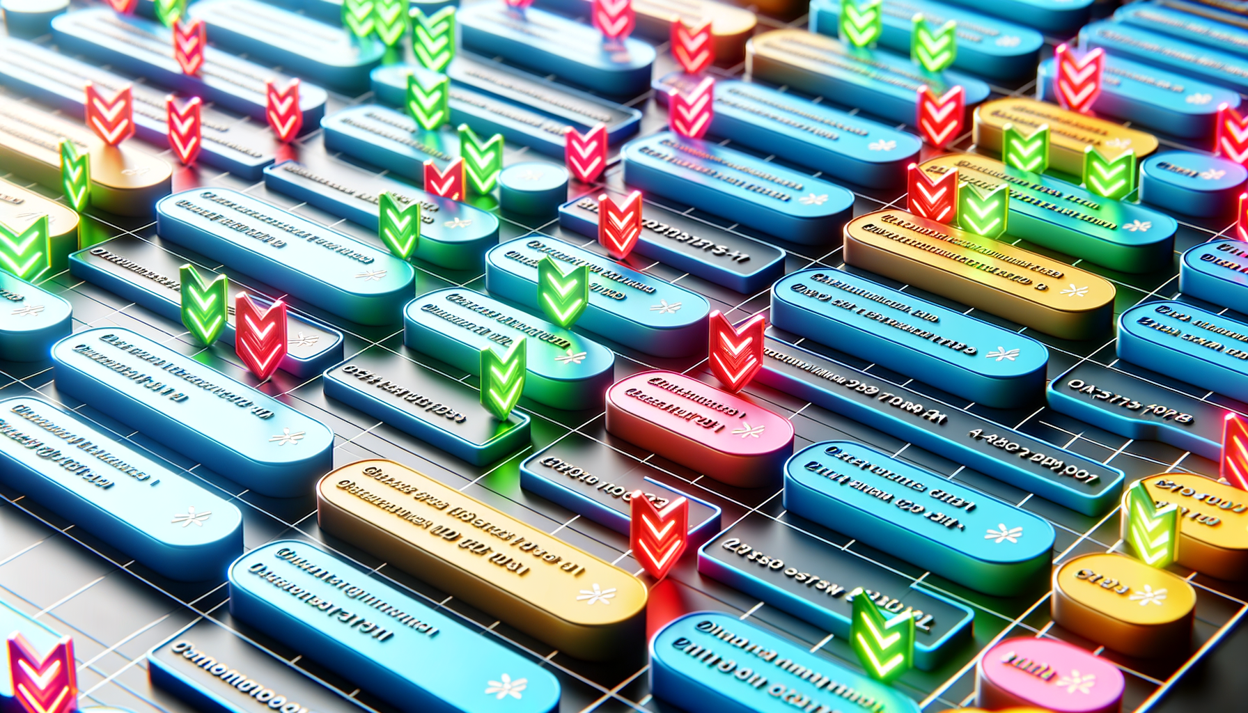Database table highlighting errors symbolizing data integrity issues